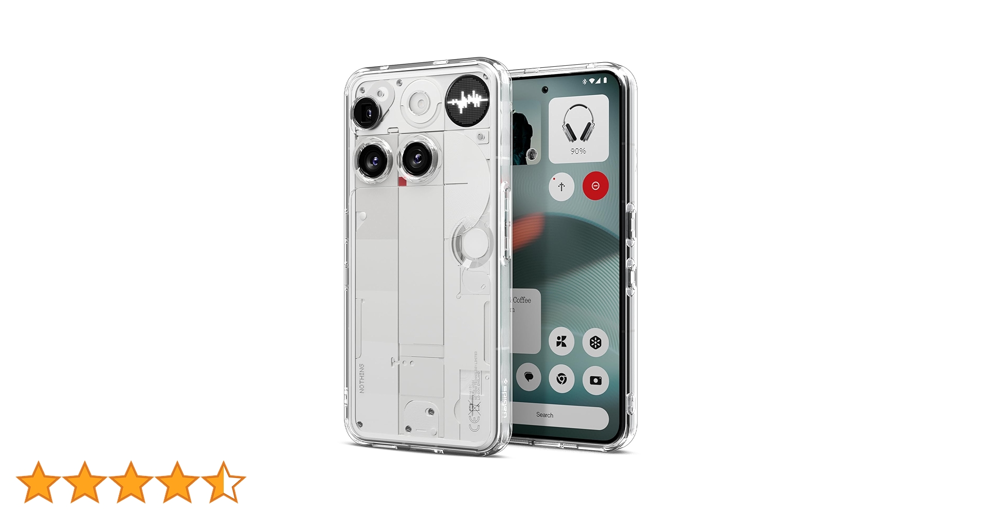 ケース2個ガラスフィルム付 Nothing phone 3 12GB/256GB Amazon.co.jp: For Nothing Phone 3 ケース 2枚ガラスフィルム